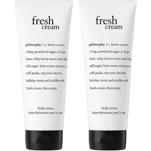 Philosophy Fresh Cream Body Lotion – 7 fl oz (Bundle)